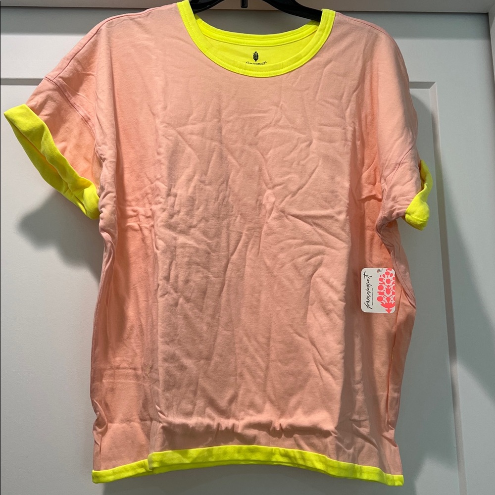 Pink and Yellow T-Shirt